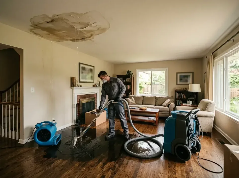 attic-pipe-burst-ceiling-drip-008 — frequently asked questions, Water Damage Restoration & Carpet Care in Munster, IN
